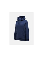 Pánská mikina PEAK PERFORMANCE Original Small Logo Hood Men, barva: tmavě modrá