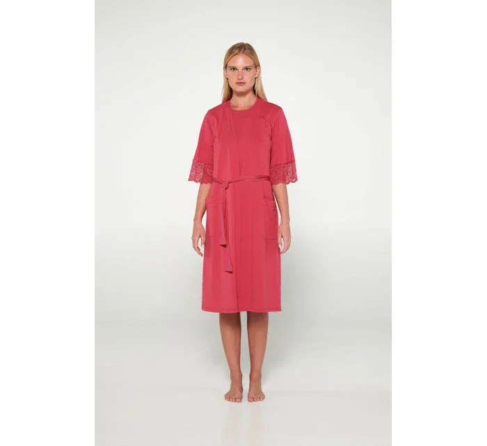 Vamp - Dámský župan s krajkovými detaily 19912 - Vamp