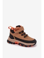 Dětské zimní boty na suchý zip Big Star model 21706132 Hnědé - Big Star Shoes