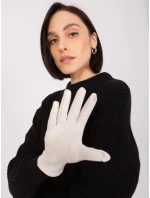 Rękawiczki AT RK model 19040842 jasny beżowy - FPrice Rękawiczki AT RK model 19040842 jasny beżowy - FPrice