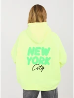 Mikina MJ BL H2587.82 fluo žlutá Mikina MJ BL H2587.82 fluo žlutá