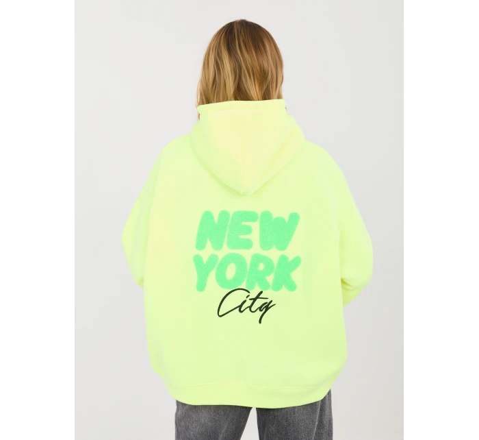 Mikina MJ BL H2587.82 fluo žlutá Mikina MJ BL H2587.82 fluo žlutá