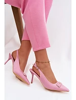 Dámské sandály Lurella 55-A62 růžové - Givana