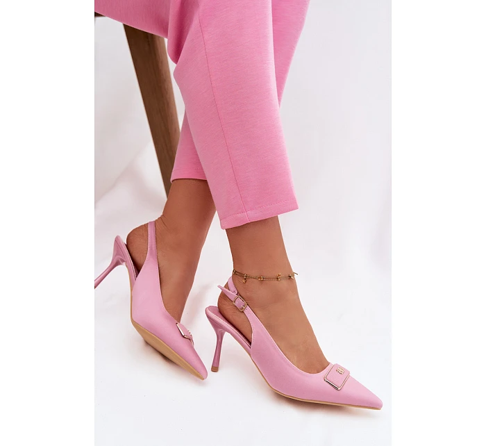 Dámské sandály Lurella 55-A62 růžové - Givana