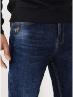 Modré pánské džínové kalhoty FashionStreet UX4220
