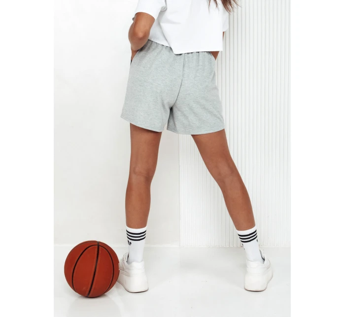 Dámské teplákové šortky PELLA light grey FashionStreet SY0416