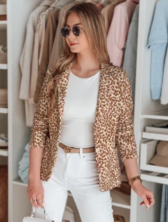 Dámská bunda do pasu MARABELL béžová FashionStreet PY0127