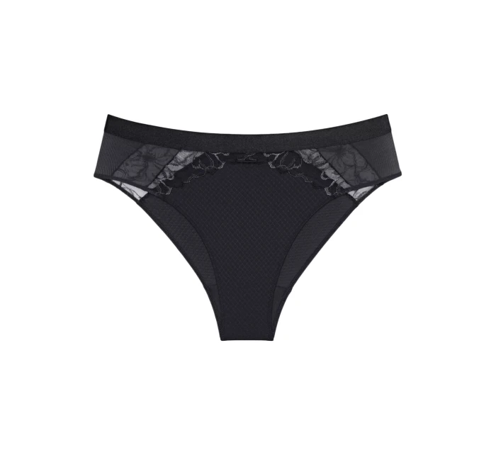 Dámské kalhotky Wild Azalea Florale Tai - BLACK - černé 0004 - TRIUMPH Dámské kalhotky Wild Azalea Florale Tai - BLACK - černé 0004 - TRIUMPH