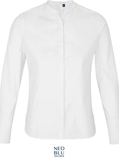 NEOBLU Bart Women Popelínová halenka s dlouhým rukávem 24.3787 optic white