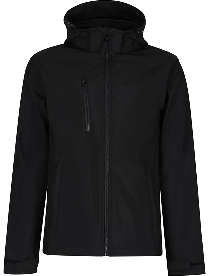 Regatta TRA 701 3-vrstvá softshellová bunda s kapucí "Venturer" 36.A701 black/black Regatta TRA 701 3-vrstvá softshellová bunda s kapucí "Venturer" 36.A701 black/black