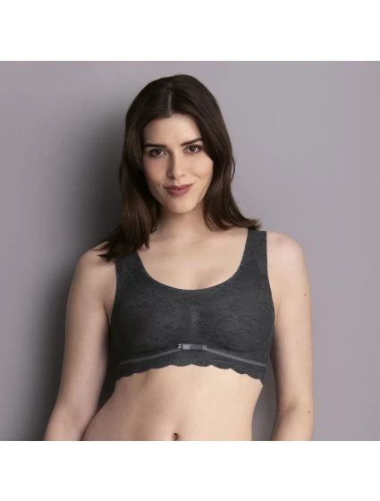 Essential Lace braletka s pěnovou výztuží model 17149460 antracit - Anita Classix Essential Lace braletka s pěnovou výztuží model 17149460 antracit - Anita Classix