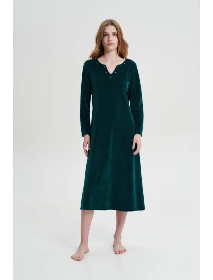 Obyčejné sametové šaty model 18937022 - Vamp