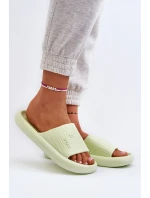 Dámské lehké zelené pěnové žabky model 21653091 - Boto Dámské lehké zelené pěnové žabky model 21653091 - Boto