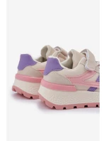 Dětské Tenisky Na Suchý Zip Růžové model 21671421 - Boto