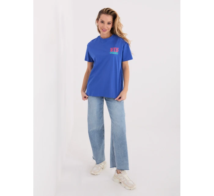 T shirt model 21791129 ciemny niebieski - FPrice T shirt model 21791129 ciemny niebieski - FPrice