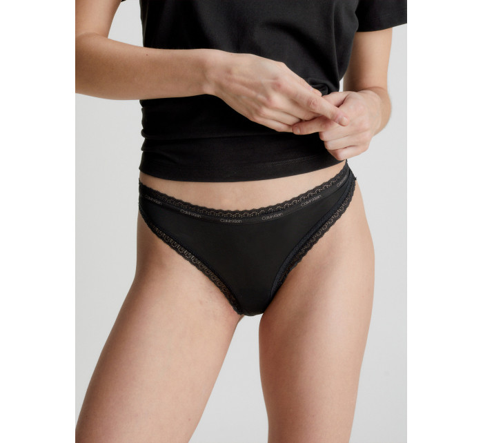 Spodní prádlo Dámské kalhotky THONG 000QD3763EUB1 - Calvin Klein