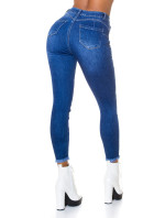 Sexy použitý vzhled Push-up džíny s vysokým pasem