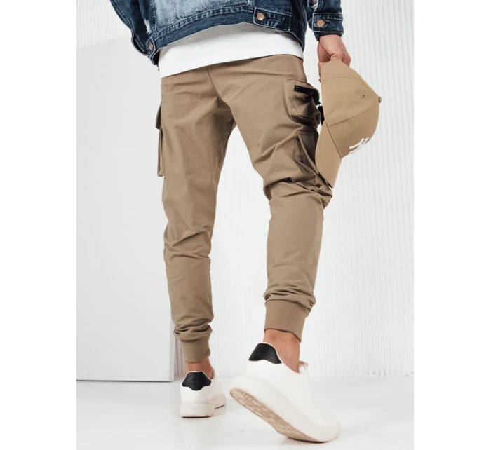 FashionStreet béžové pánské bojové kalhoty UX4163