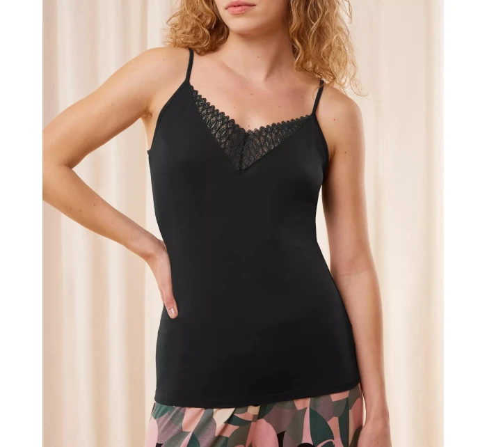 Dámský pyžamový top Aura Spotlight Camisole - BLACK - černý 0004 - TRIUMPH