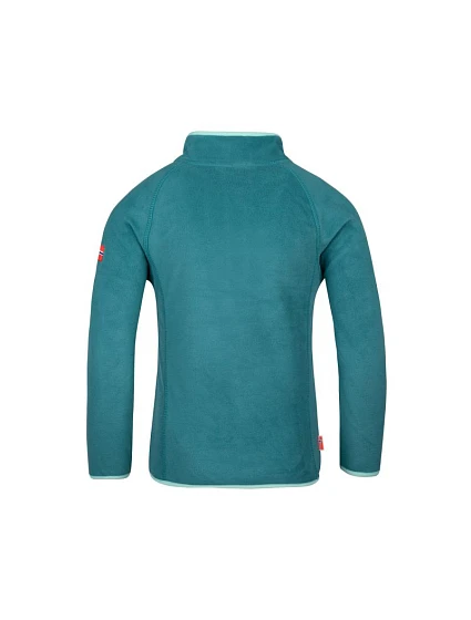 Fleecová mikina pro se zipem Kids Half Zip zelená model 21363896 - Trollkids