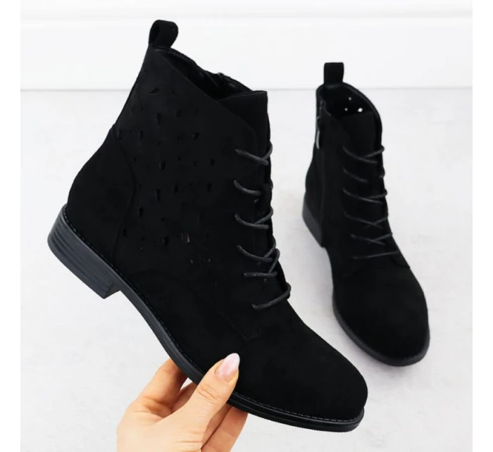 S.Barski W HY51-136 OLI284A semišové boty