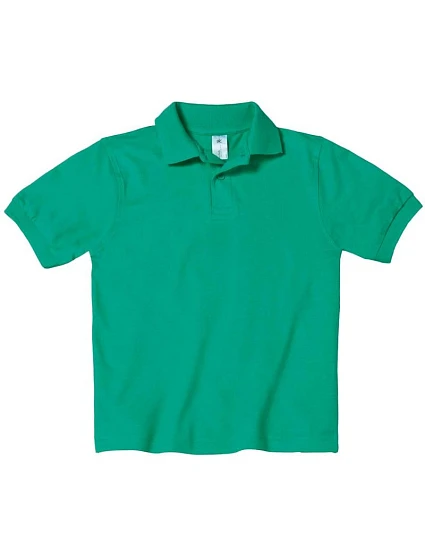 B&C Safran /kids Dětské piqué polo 01.0486 pacific green