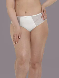 Rosemary kalhotky vyšší+ 1385 white - RosaFaia