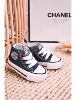 Dětské Tenisky Vysoké Se Zipem BIG STAR model 21545337 Tmavě Modré - Big Star Shoes Dětské Tenisky Vysoké Se Zipem BIG STAR model 21545337 Tmavě Modré - Big Star Shoes