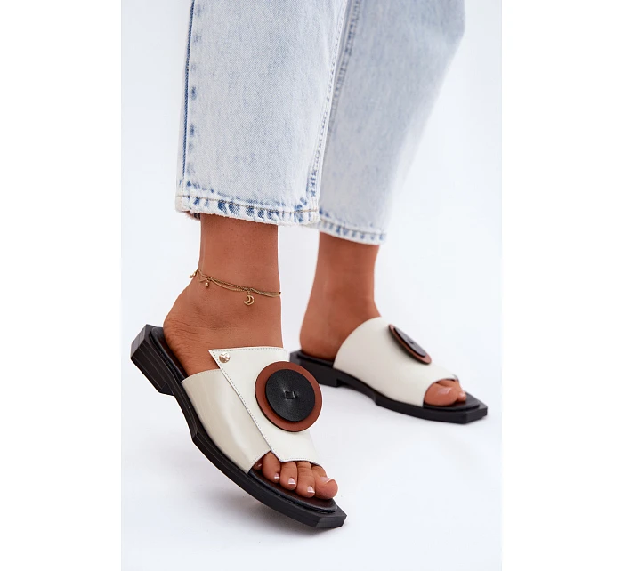 Kožené dámské pantofle model 22123051 - Maciejka