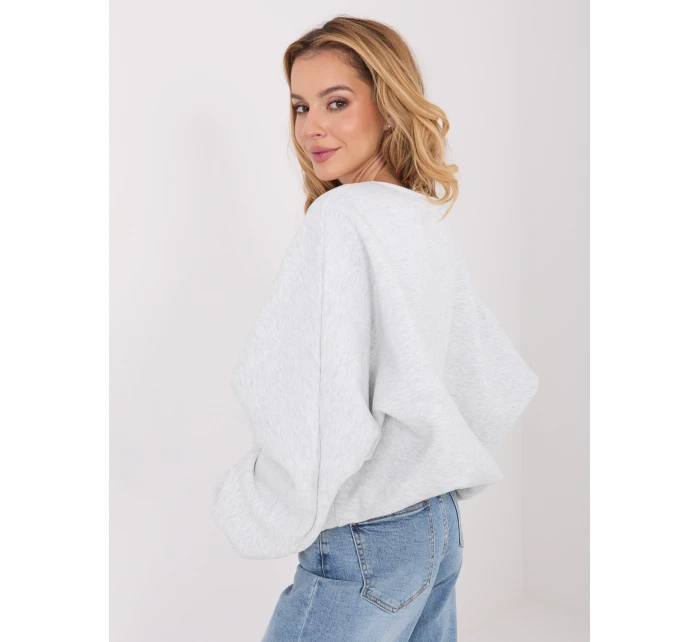 WT BL mikina A1455.87 světle šedá