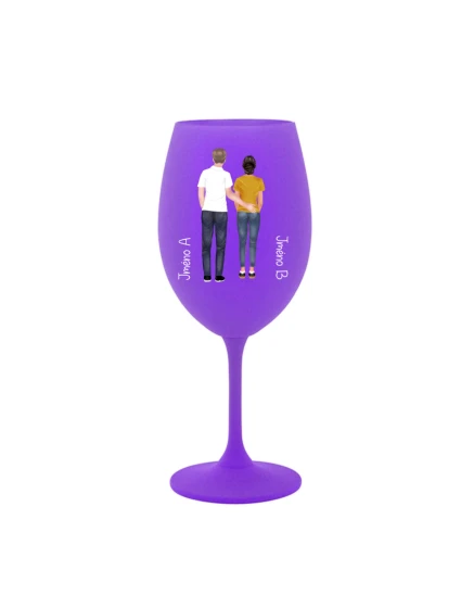 Personalizovaná sklenice s párem 