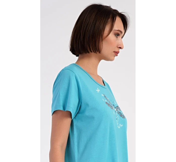 Dámské domácí šaty s krátkým rukávem model 21202723 - Vienetta