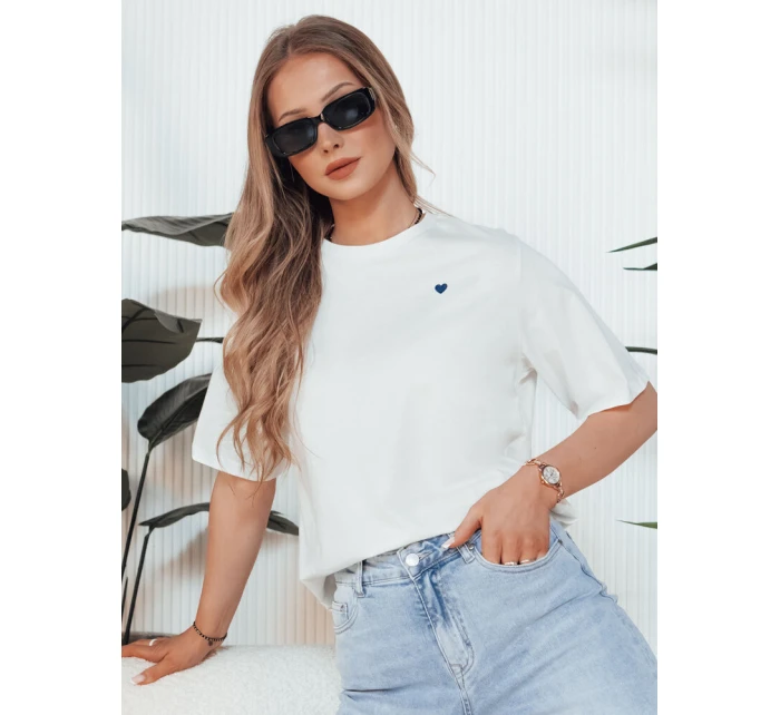 ecru dámské tričko Dstreet model 21976390 - FashionStreet