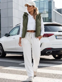 Dámská prošívaná vesta LIKEHUGS zelená FashionStreet TY4977