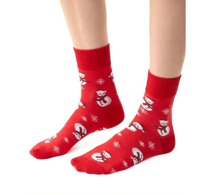 Ponožky Steven art.136 Świąteczne damskie 35-40
