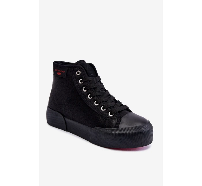 Dámské vysoké tenisky Cross Jeans KK2R4055C Černe
