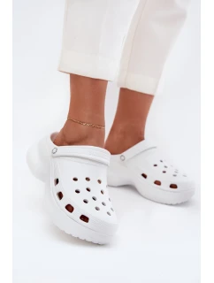 Dámské Pěnové Pantofle Na Masivní Podešvi Big Star RR274A119 Bílé