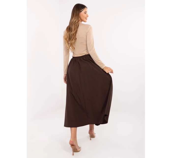 Spódnica IT SD model 21441254 ciemny brązowy - FPrice