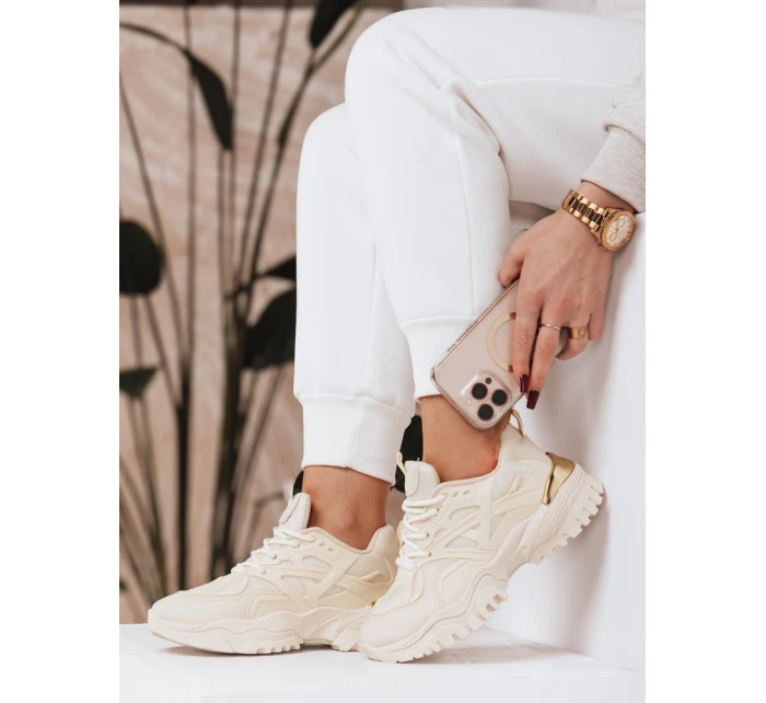 Dámské tenisky CILLE beige FashionStreet ZY0459 Dámské tenisky CILLE beige FashionStreet ZY0459
