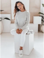 Dámský svetr BRAVINA šedý FashionStreet MY2528