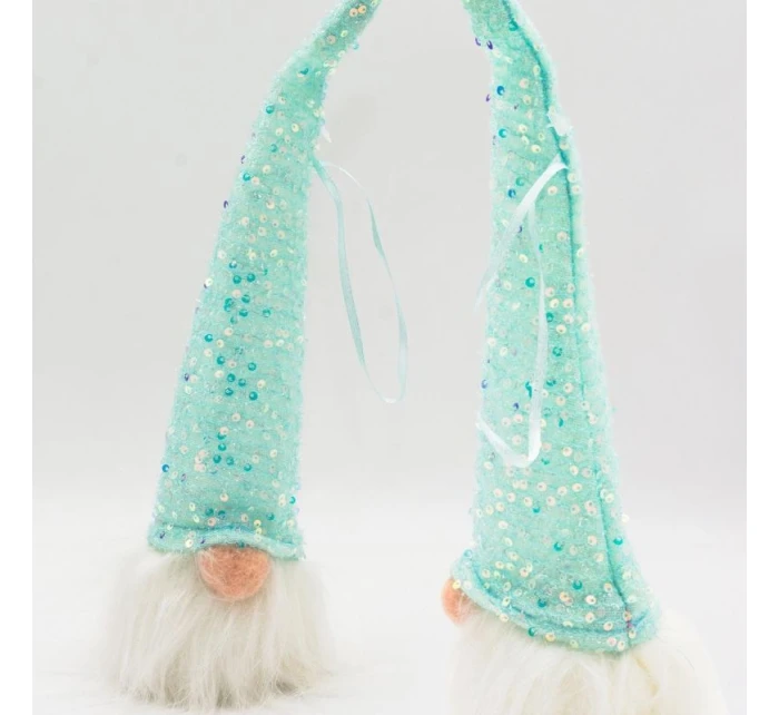 DEKORATIVNÍ LED SANTA CLAUS 25CM MODRÁ