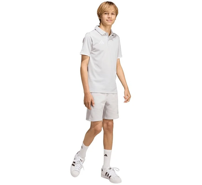Dětské tričko adidas Entrada 26 Polo světle šedé JZ6628 Dětské tričko adidas Entrada 26 Polo světle šedé JZ6628