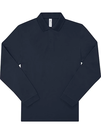 B&C My Polo 180 LSL Piqué polo s dlouhým rukávem 01.U425 navy B&C My Polo 180 LSL Piqué polo s dlouhým rukávem 01.U425 navy