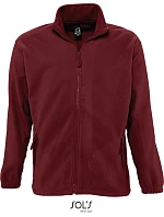 SOL'S North Fleecová bunda model 22535582 burgundy SOL'S North Fleecová bunda model 22535582 burgundy