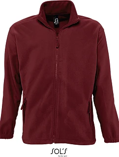 SOL'S North Fleecová bunda model 22535582 burgundy