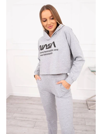 Šedá sada s potiskem Šedá sada s potiskem