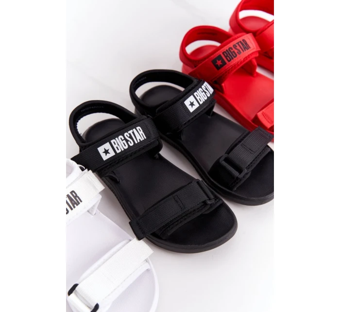 Dámské Sportovní Sandály Big Star model 21556525 Černé - Big Star Shoes Dámské Sportovní Sandály Big Star model 21556525 Černé - Big Star Shoes