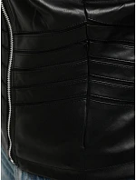 Dámská koženková bunda TY5455 černá - FashionStreet