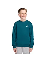 Dětská mikina Sportswear Club Fleece, zelená, model 22309909 - NIKE