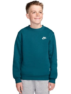 Dětská mikina Nike Sportswear Club Fleece, zelená, FD3006 372